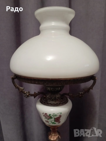 Комплект от две старинни лампи - лампа, снимка 4 - Настолни лампи - 51295743