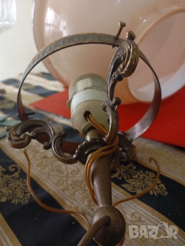 Полилей,лампа за таван арт деко, снимка 7 - Полилеи - 53959988