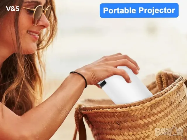 Смарт проектор HY300 - Изумително 4K домашно кино с Андроид, 130 инча и 120 ANSI лумена!, снимка 12 - Плейъри, домашно кино, прожектори - 47946950