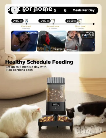 Програмируема автоматична хранилка за котки  FEELNEEDY , снимка 5 - За котки - 50107750