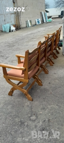 Столове- 6 бр.масив-№016, снимка 4 - Столове - 52276395