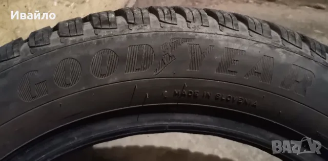 Продавам 2 броя зимни гуми 205.55.16 на 1 сезон дот 2021 Goodyear , снимка 4 - Гуми и джанти - 55851281