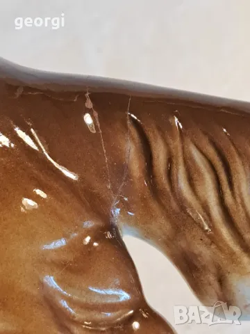 голяма порцеланова фигура Royal Dux ловно куче , снимка 11 - Колекции - 47645366