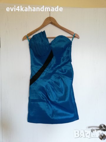 Официална синя рокля, снимка 1 - Рокли - 29956064