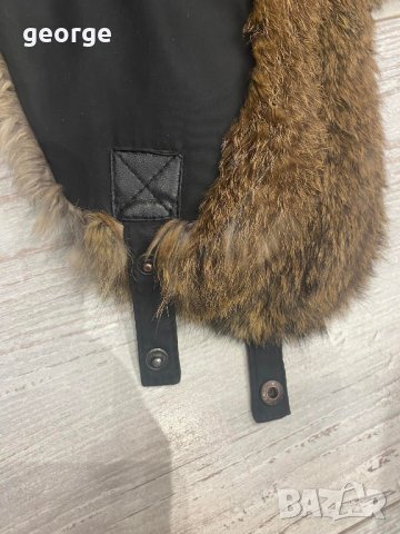 Шапка тип ушанка - истински косъм , снимка 4 - Шапки - 39680411