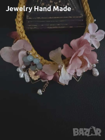 Нежно колие "Пролет", снимка 3 - Колиета, медальони, синджири - 54317784