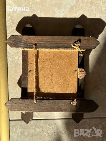 Картина барелеф с дървена масивна рамка, снимка 2 - Декорация за дома - 52810787