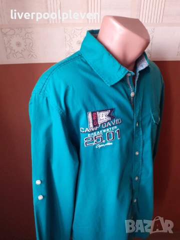 👉Camp David Original М ефектна, снимка 2 - Ризи - 52917249