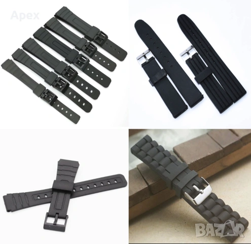 Каишки за Часовници.Смяна на Каишка за Часовник 18 20 22 24мм Seiko/Orient/Casio/Ракета/Слава/Полет, снимка 9 - Каишки за часовници - 54169372