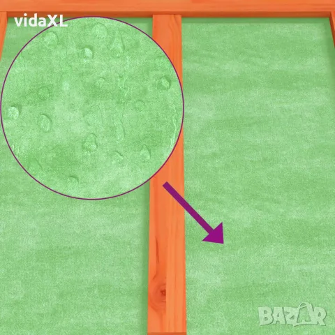 vidaXL Къщичка за птици кафява 60x58,5x160 см масивна чамова дървесина, снимка 7 - За птици - 56146308