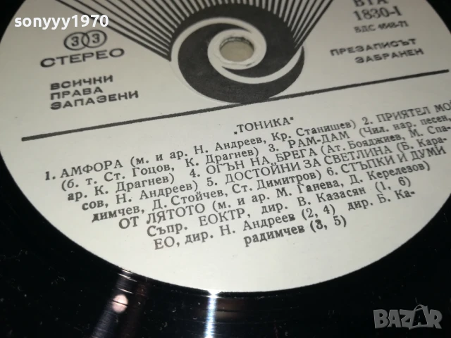 TONICA 2307251400LCHERY, снимка 13 - Грамофонни плочи - 51116514