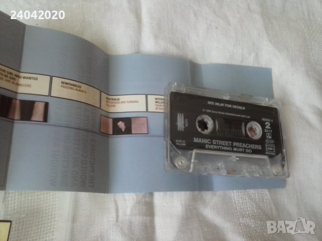 Manic Street Preachers – Everything Must Go оригинална касета, снимка 2 - Аудио касети - 42292391