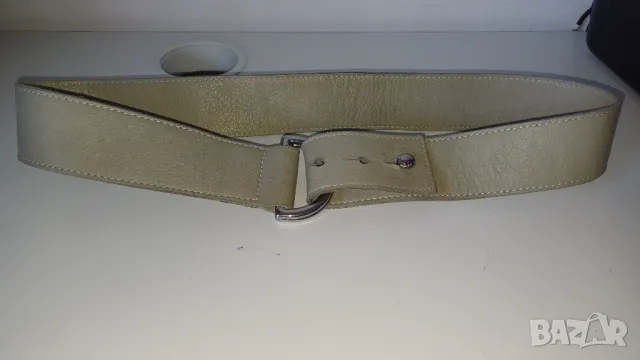 Сив колан естествена кожа Ted Baker 