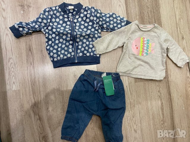 Н&М нов комплект есен 4-6м