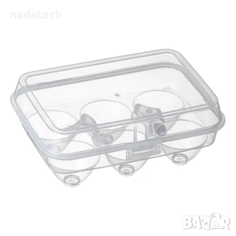 Пластмасова кутия за яйца, 17,5x12x7 см., снимка 2 - Кутии за съхранение - 51372373