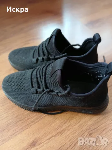 Черни платнени маратонки- 4 лв, снимка 1