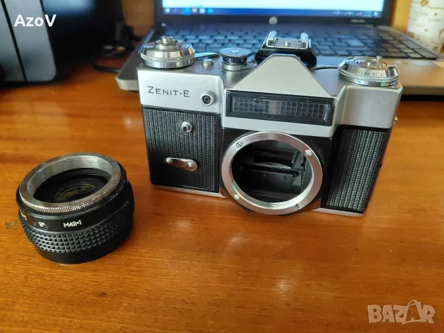 Zenit E фотоапарат, снимка 5 - Антикварни и старинни предмети - 55832590