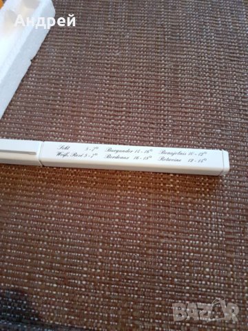 Стар Термометър за вино, снимка 3 - Други ценни предмети - 29607064