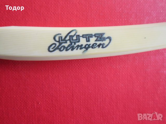 Уникален бръснач Лутс Солинген позлата гравюри , снимка 4 - Колекции - 29119572