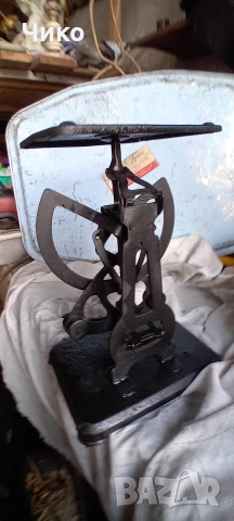 Старо оригинално пощенско кантарче , снимка 7 - Антикварни и старинни предмети - 54113433