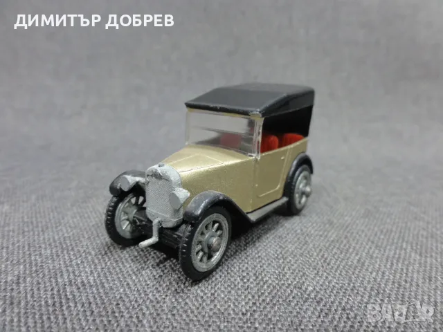 СТАРА РЕТРО СОЦ ГДР МЕТАЛНА КОЛИЧКА МАЩАБЕН МОДЕЛ DIXI 1927 ESPEWE 1/50