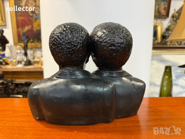 Керамична фигура на джаз музиканти. №7405, снимка 6 - Антикварни и старинни предмети - 51901918