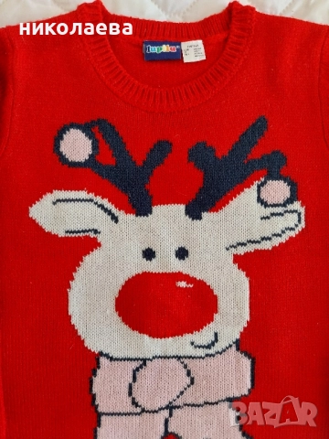 коледни блузки 4-6г, снимка 5 - Детски Блузи и туники - 52435552