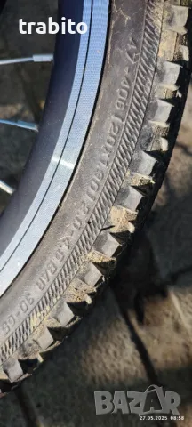 Комплект електрическа капла с гума външна и вътрешна за електрическо колело