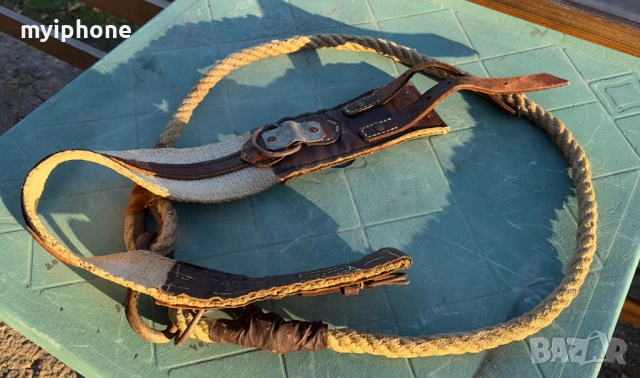 Здрав осигурителен колан за катерене и ремонтни работи яко въже 1,60 м., снимка 2 - Други - 48382546