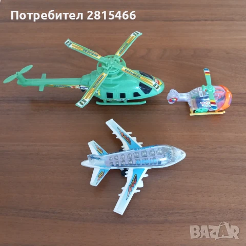 два въртолетa и самолет, снимка 2 - Влакчета, самолети, хеликоптери - 51059440