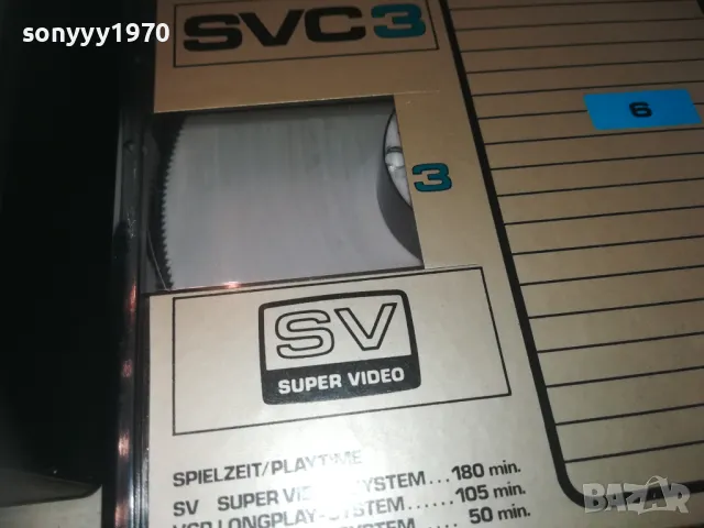 ITT SVC3 SV SUPER VIDEO TAPE-ВНОС SWISS 0110241710, снимка 16 - Аудио касети - 47424016