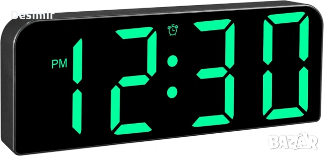 Дигитален стенен часовник Sukeen с дистанционно и аларма
