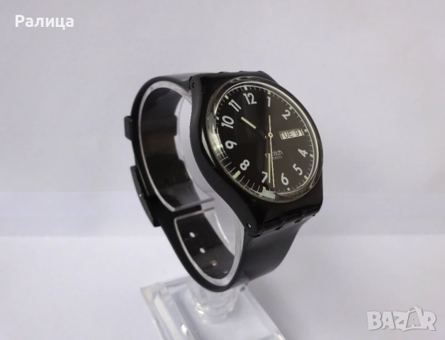 Кварцов часовник  Swatch с ден и дата, снимка 3 - Мъжки - 53054508