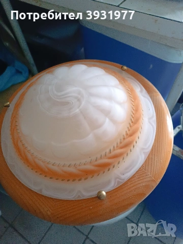 дървена конзола от осветление , снимка 6 - Столове - 48281494