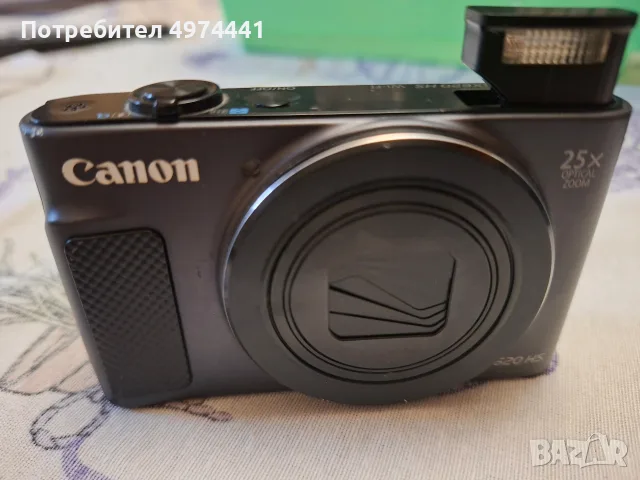 Canon powershot sx620 hs с оригинално зарядно и батерия 