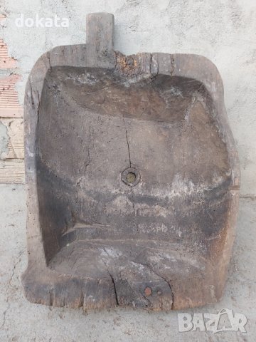 Стара дървена фуния., снимка 1