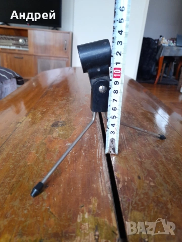 Стара стойка за микрофон, снимка 4 - Други ценни предмети - 53288746