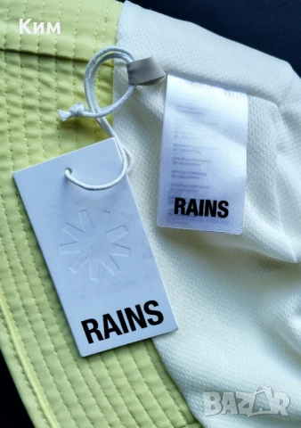 Шапка идиотка RAINS жълта , снимка 4 - Шапки - 50586439