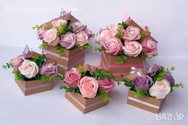 Аранжировки със сапунени рози, снимка 13 - Други - 35978233