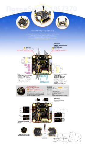 Продавам полетен контролер T-MOTOR F7 , снимка 2 - Дронове и аксесоари - 31128816