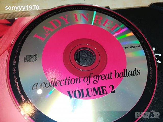 ⭐️LADY IN RED VOLUME2 CD 0210221410, снимка 4 - CD дискове - 38191219