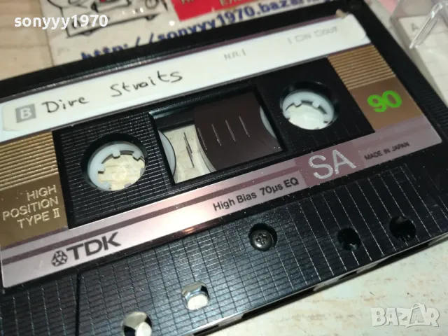 🛑TDK SA90 HIGH POSITION-DIRE STRAITS LIVE 1911241454, снимка 9 - Аудио касети - 48026537