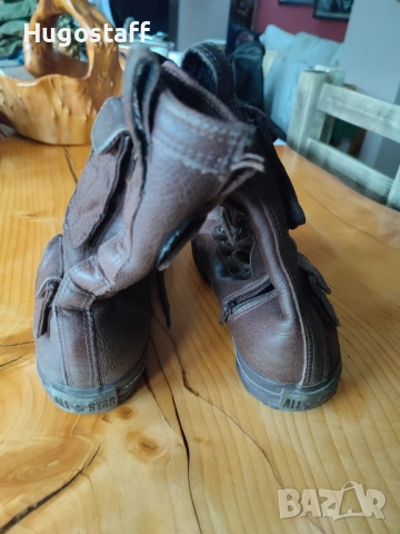 Винтидж бутикови кожени кецове военни кожени Converse Chuck Taylor All Star XHi Combat Safari 38, снимка 2 - Кецове - 52538193