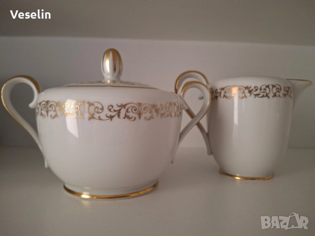 Комплект захарница с каничка