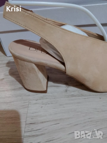 Дамски обувки естествен велур и естествена кожа, снимка 10 - Дамски обувки на ток - 54000691