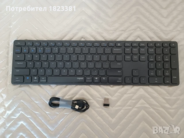 Клавиатура Rapoo E9800M, снимка 2 - Клавиатури и мишки - 50572589