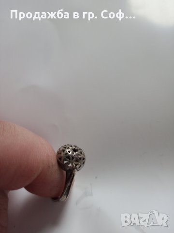 Сребърен пръстен филигран, снимка 3 - Антикварни и старинни предмети - 31183661