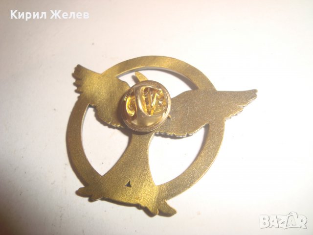 УДИ КЪЛВАЧА МЕСИНГОВА ГОЛЯМА РЯДКА АРТИСТИЧНА КРАСИВА ЗНАЧКА 11918, снимка 4 - Колекции - 30568735