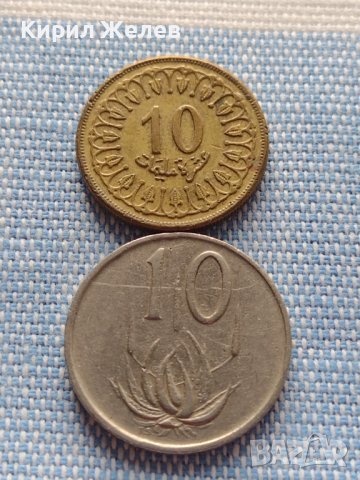Две монети 10 ранд 1965г. Южна Африка/ Красива Арабска монета 41104
