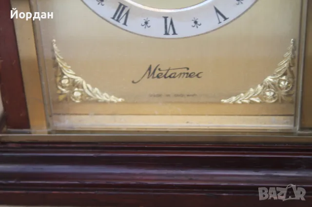 Англииски настолен кварцов часовник ''Kundo'', снимка 4 - Антикварни и старинни предмети - 47305711